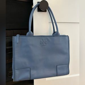 Tory Burch Ella Tote Bag in Wallace Blue- gently used